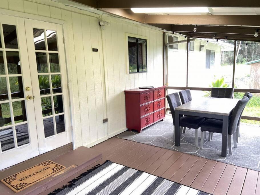 Peaceful, Private Master Bedroom With Own Bath Near Hilo, With Ac! Keaau Kültér fotó